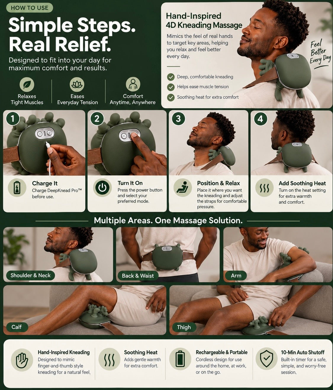 ReliefCore™ DeepKnead™ Pro